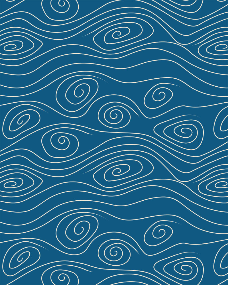 An image of "Rip Tide", a pattern from the Sennen Collection.