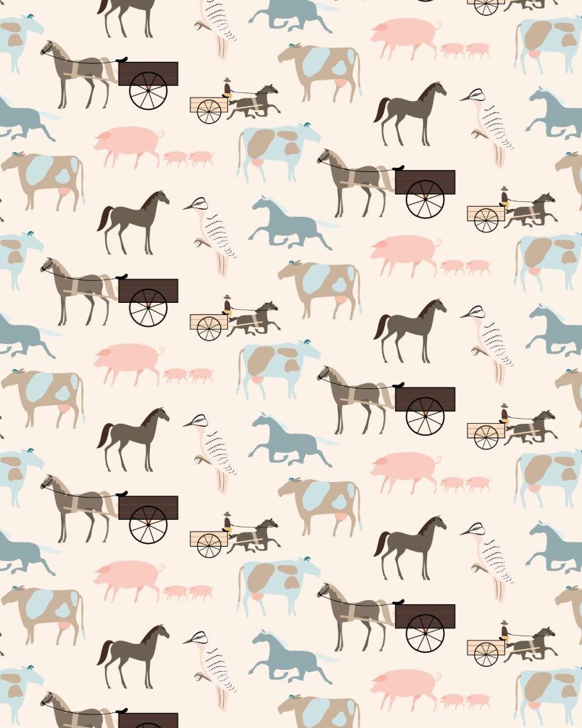 Primitive Collection - Animals, Pink