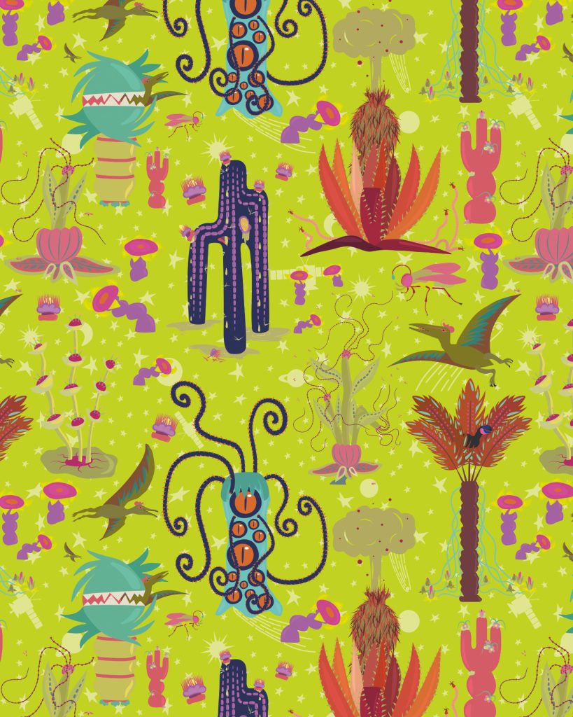 Other Worldly "Creatures" in green.