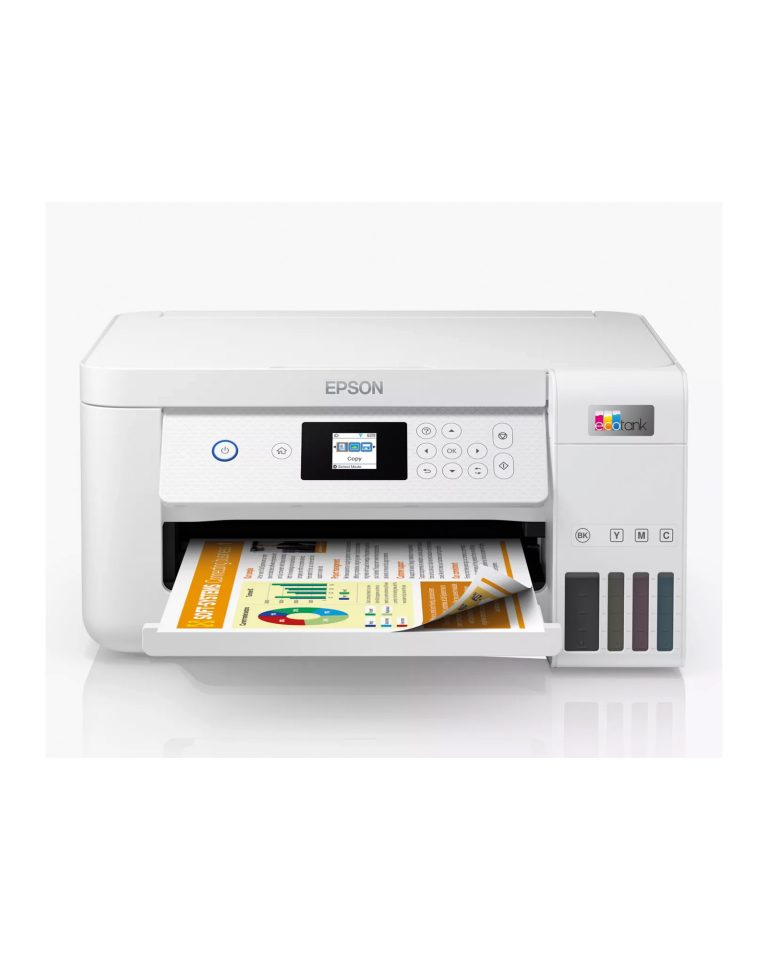 An image of an Epson EcoTank ET-2856 3-in-1 printer.