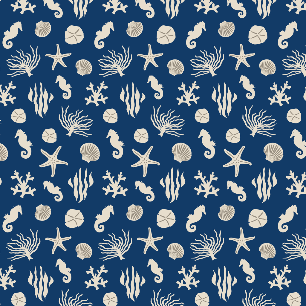 This image shows "Sea Bed" from the Quayside collection designed by Seaweed & Spruce Design Studio.